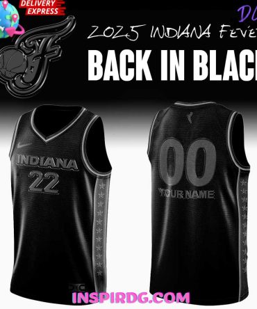 2025 Indiana Fever Back In Black Limited Basketball Jersey