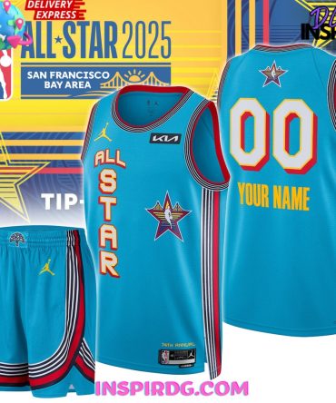 2025 Nba All-Star Game Uniforms Light Blue Jersey