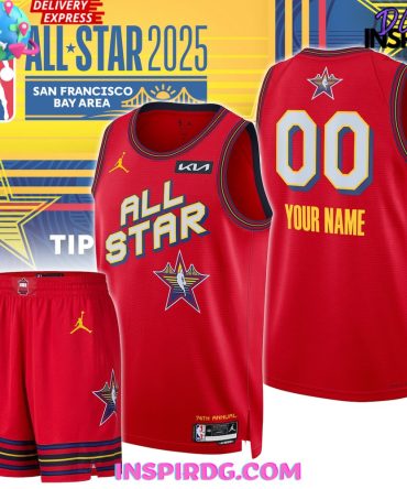 2025 Nba All-Star Game Uniforms Red Jersey