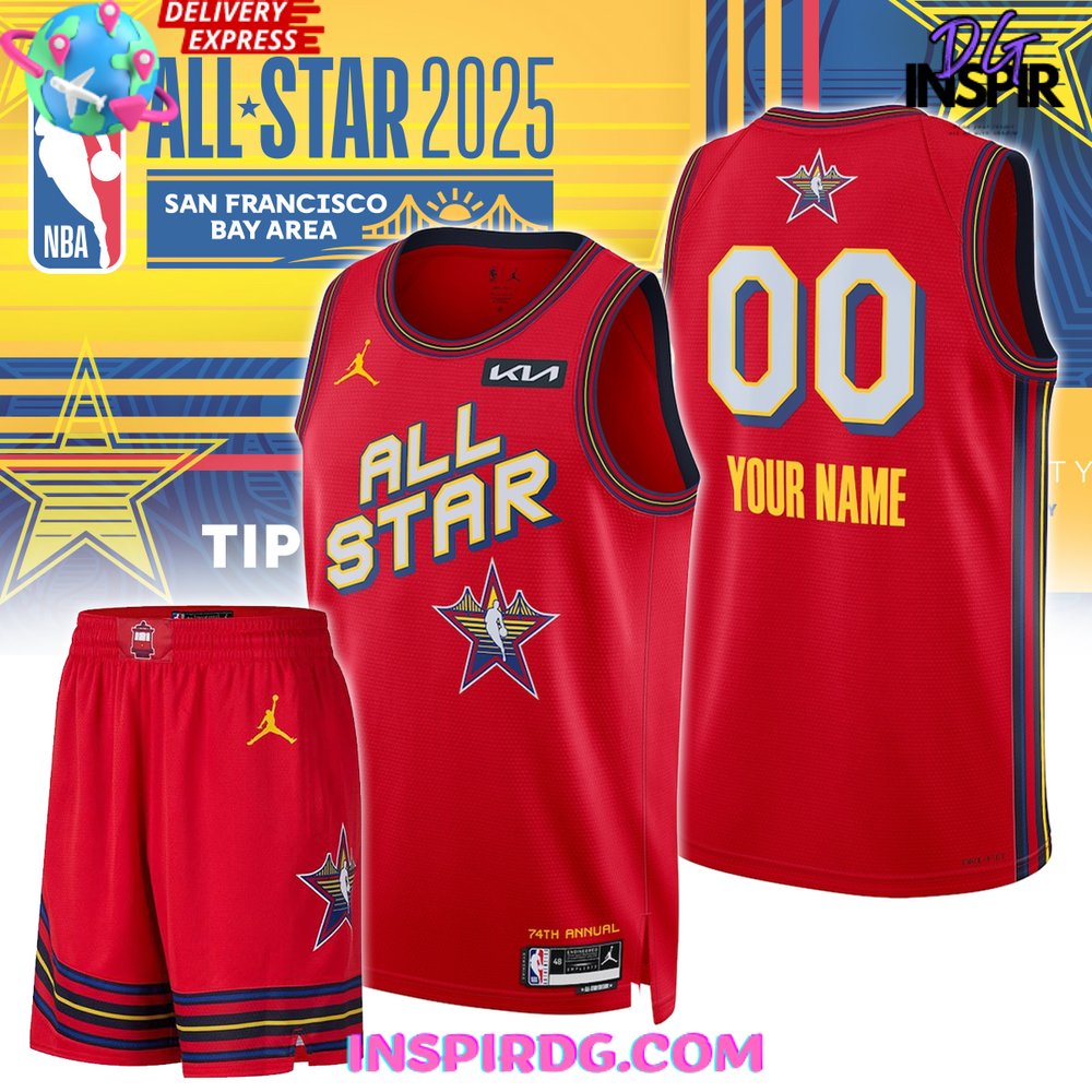 2025 Nba All-Star Game Uniforms Red Jersey