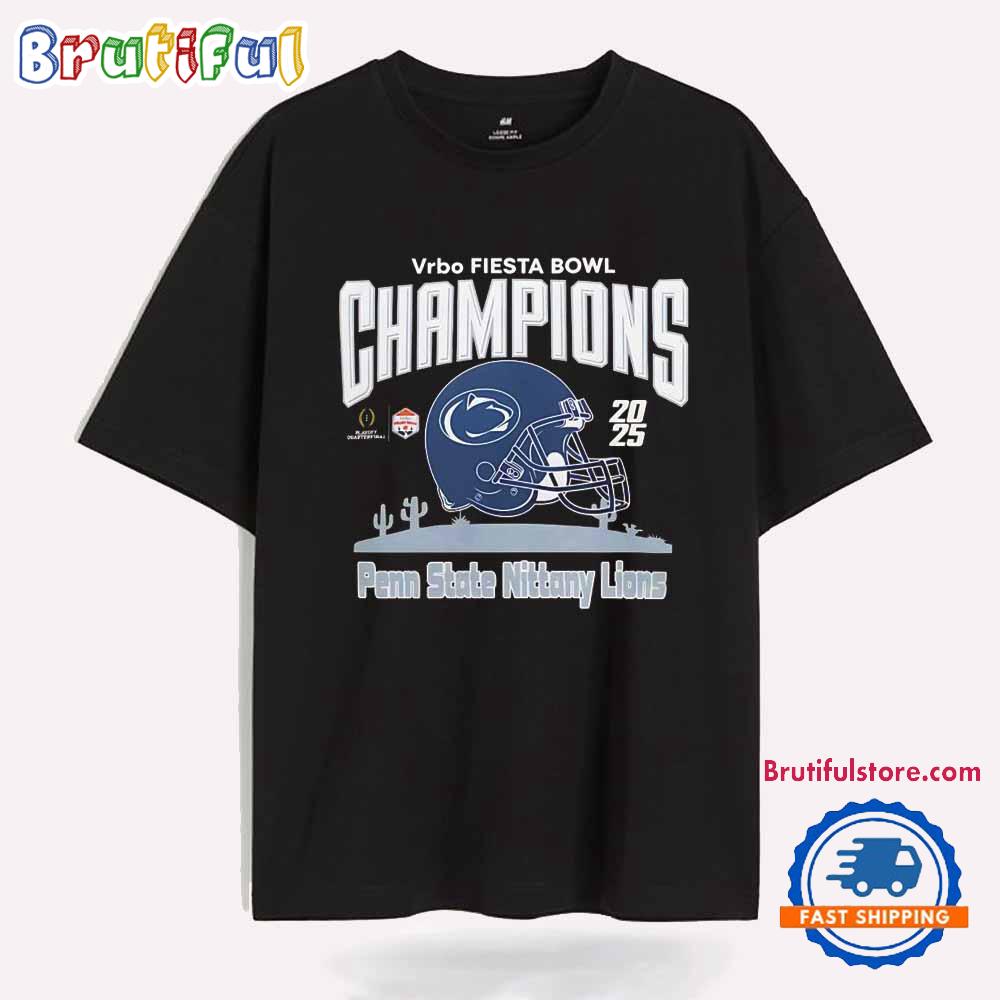 2025 Fiesta Bowl Penn State Nittany Lions Champions Cfp T Shirt
