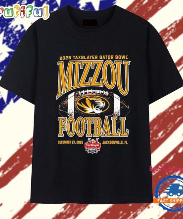 2025 Taxslayer Gator Bowl Missouri Tigers Football T Shirt