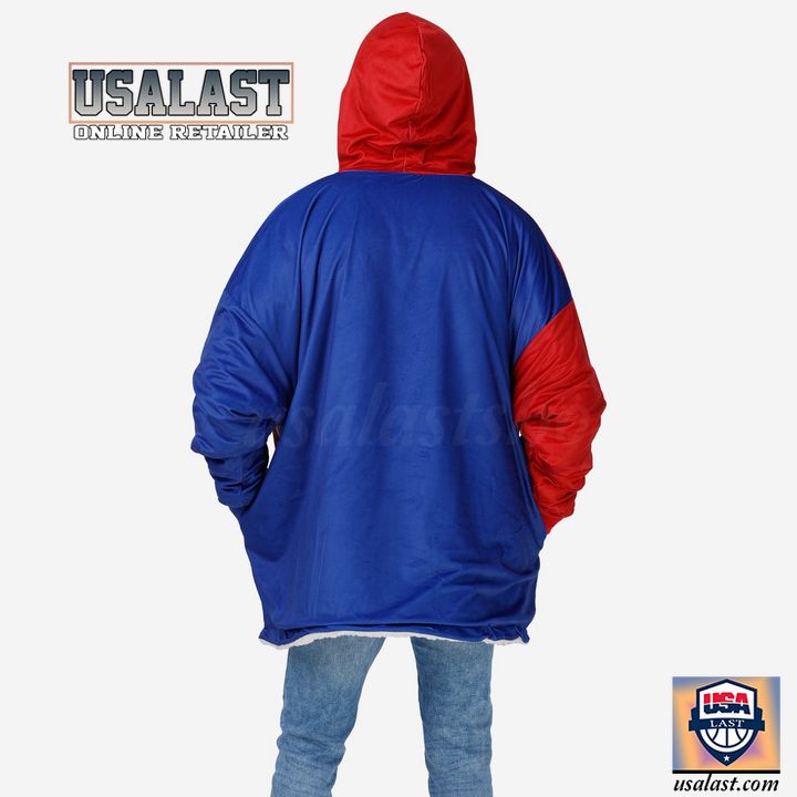 New Nhl Montreal Canadiens Big Logo Blanket Hoodie Hoodie Blanket - Image 2