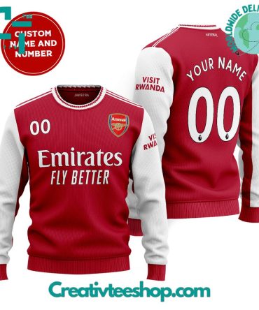 Arsenal Home Kits Personalized Sweater