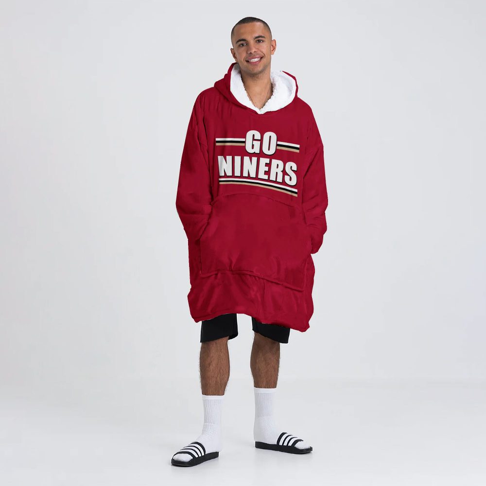 Go Niners Blanket Hoodie - Image 2