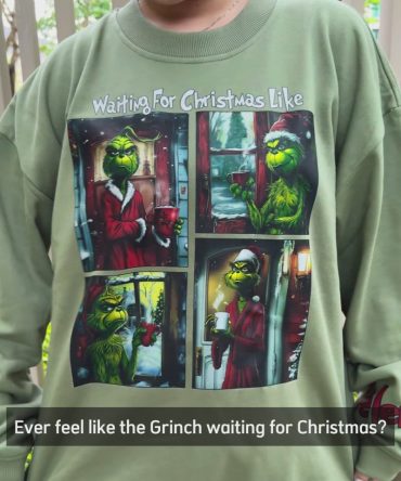 Waiting For Christmas - Personalized Stole Christmas All Over Shirt