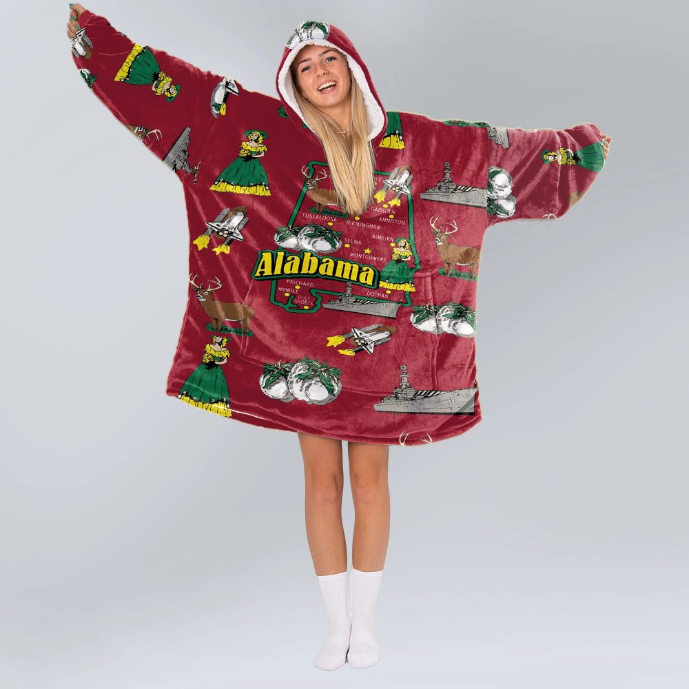 Alabama Blanket Hoodie - Image 2
