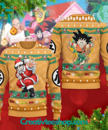 Dragon Ball Goku Ugly Christmas Sweater