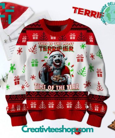 Terrifier Time Of The Year Ugly Christmas Sweater