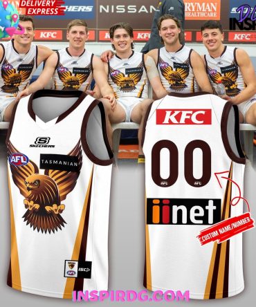 Afl Hawthorn Hawks Football 2024 Isc Retro Guernsey Jersey