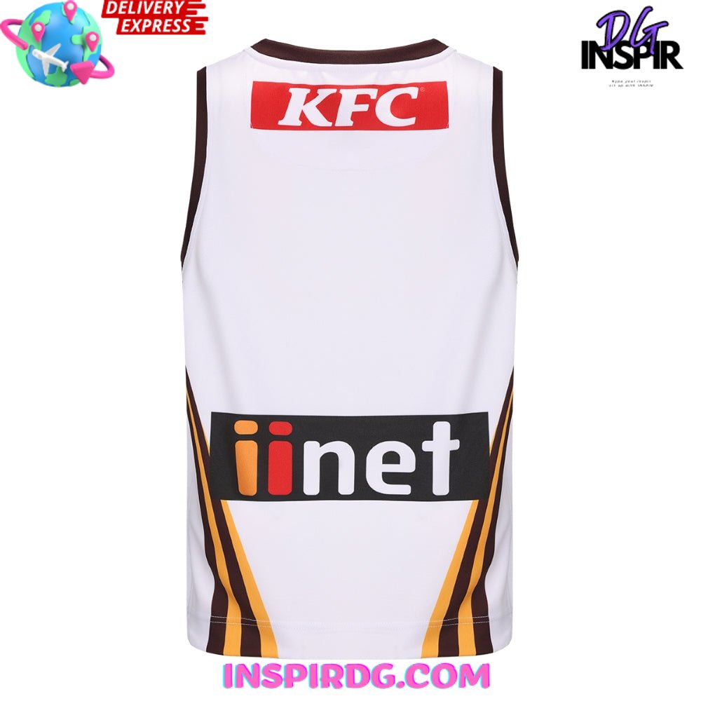 Afl Hawthorn Hawks Football 2024 Isc Retro Guernsey Jersey - Image 3