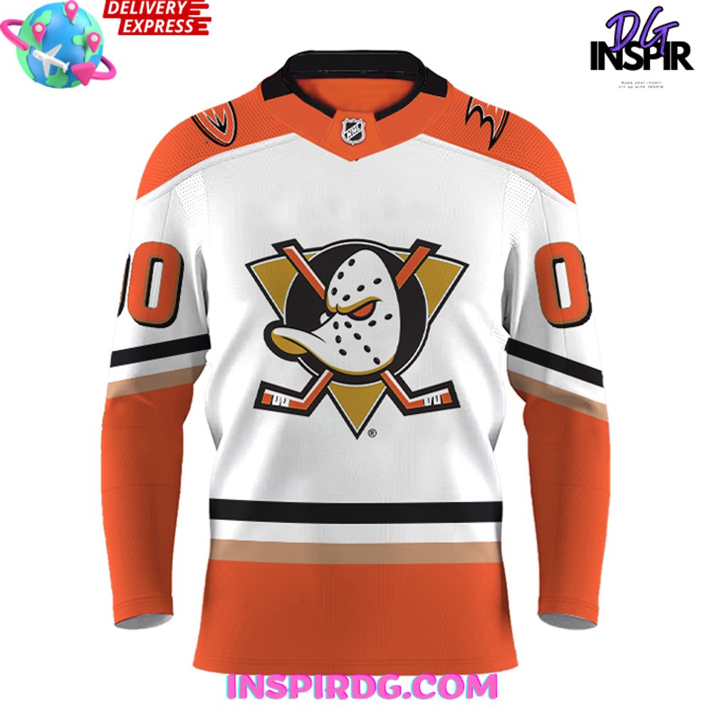 Anaheim Ducks Customized New Hockey Jersey 2024 - Image 2