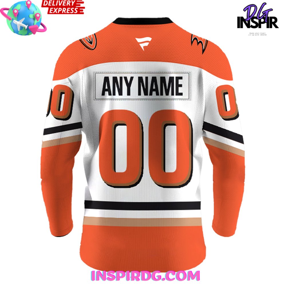 Anaheim Ducks Customized New Hockey Jersey 2024 - Image 3
