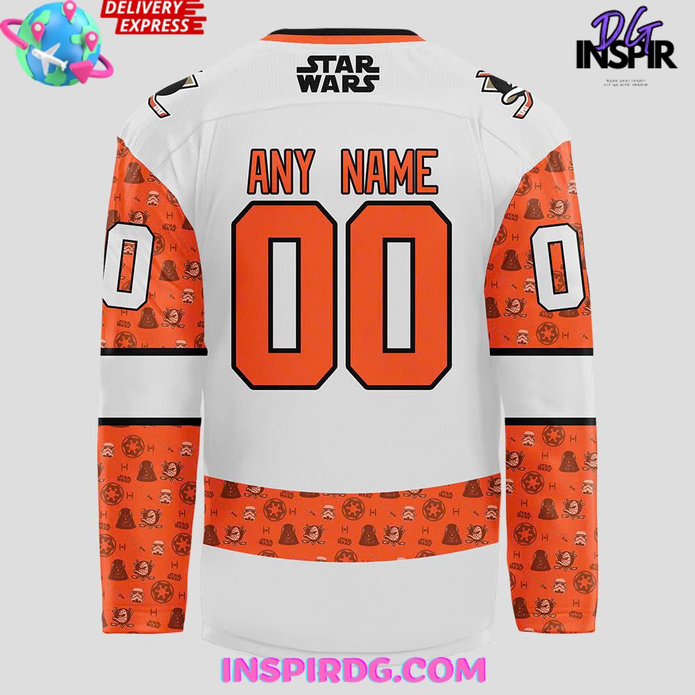 Anaheim Ducks X Star Wars Custom Hockey Jersey - Image 3