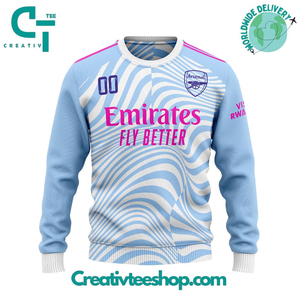 Arsenal X Stella Mccartney Personalized Sweater - Image 2