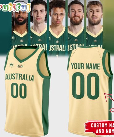 Australia Basketball Team Player 2024 Jersey Shirt