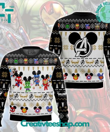 Avengers X Mickey Mouse Ugly Christmas Sweater