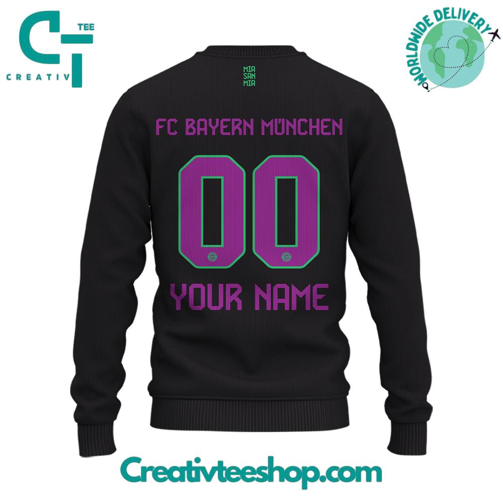 Bayern Munich Away Kits Personalized Sweater - Image 3