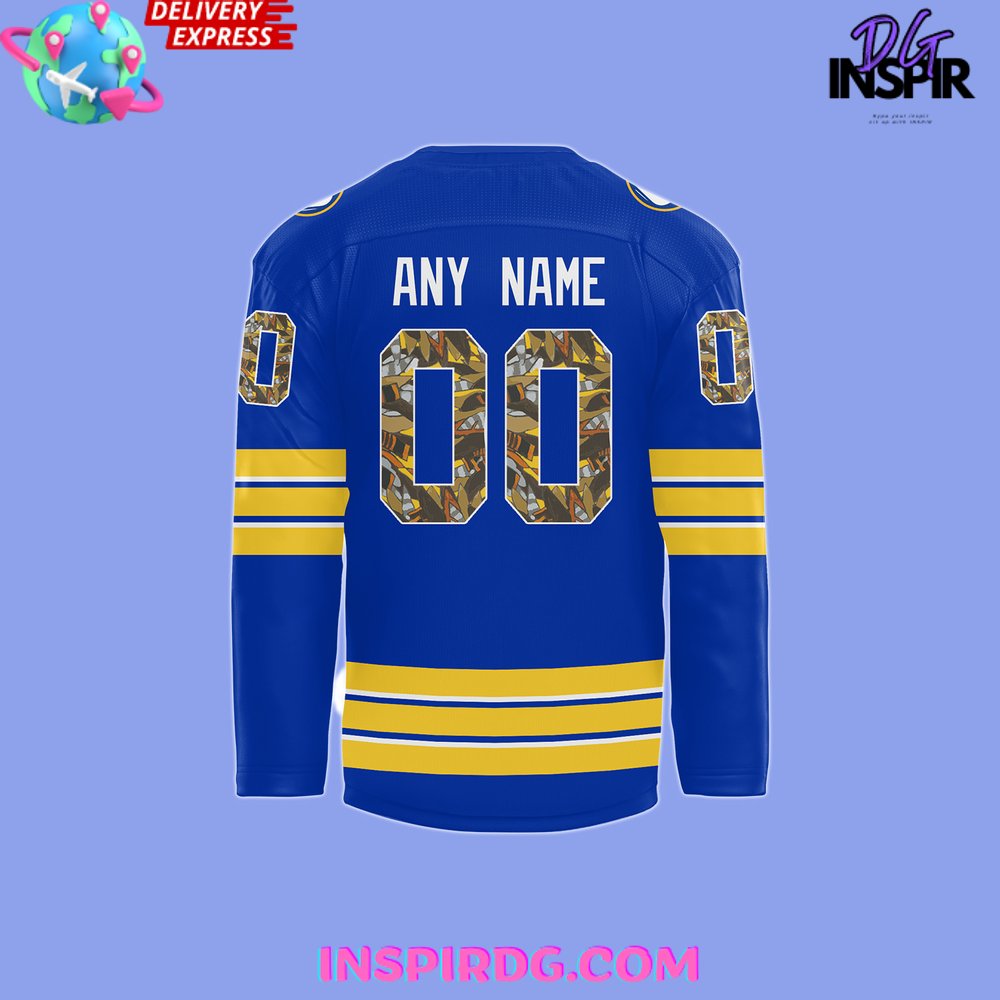 Buffalo Sabres Native American Heritage Night Special Hockey Jersey - Image 3