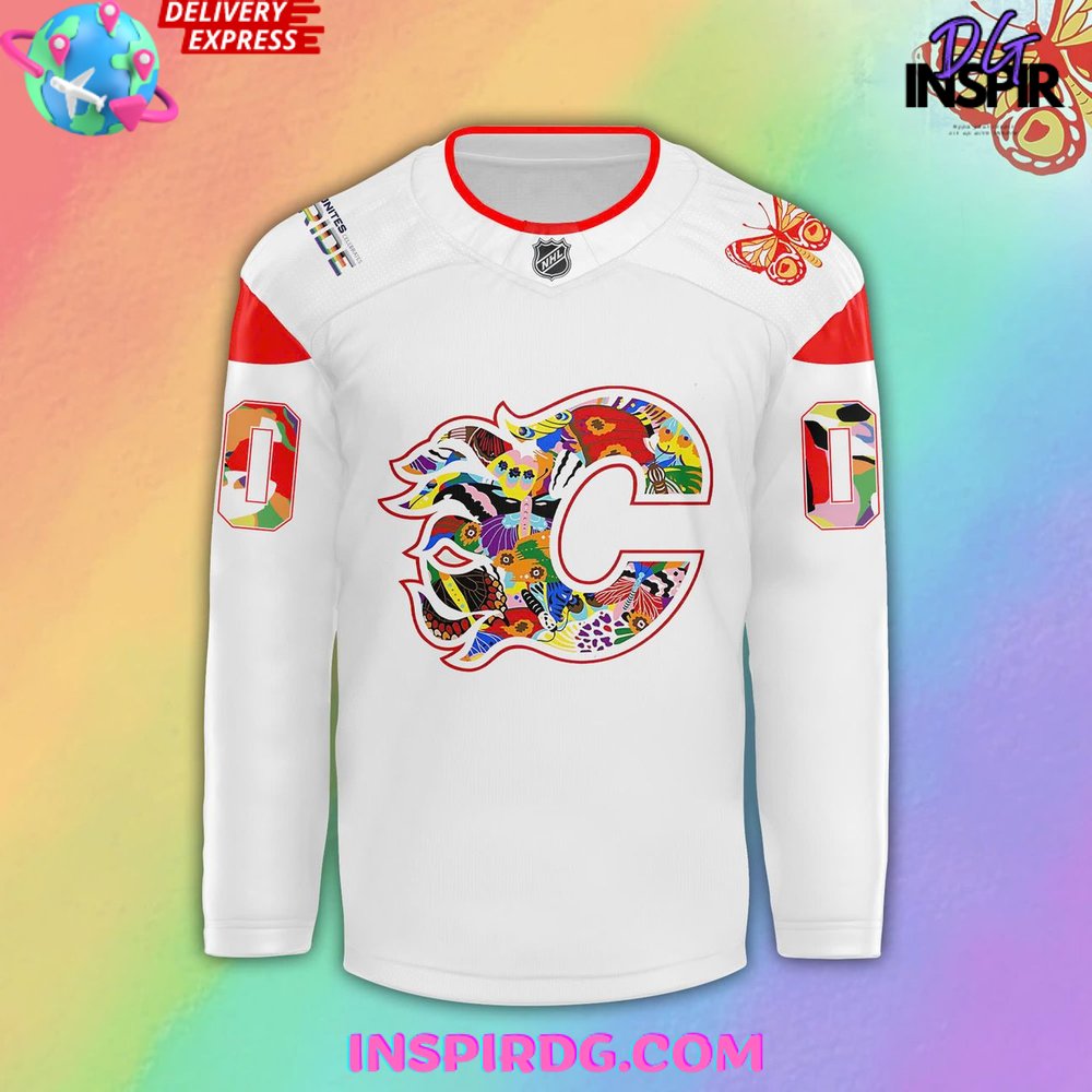 Calgary Flames Pride Night 2025 Nhl Jersey - Image 2