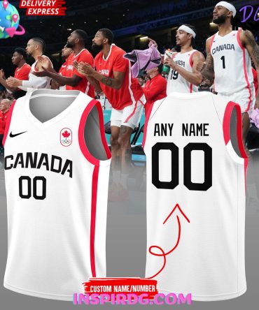 Canada Basketball Olympic Paris 2024 Jersey