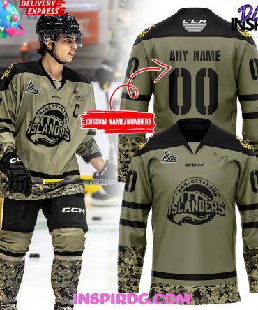 Charlottetown Islanders Military Appreciation Special Hockey Jersey