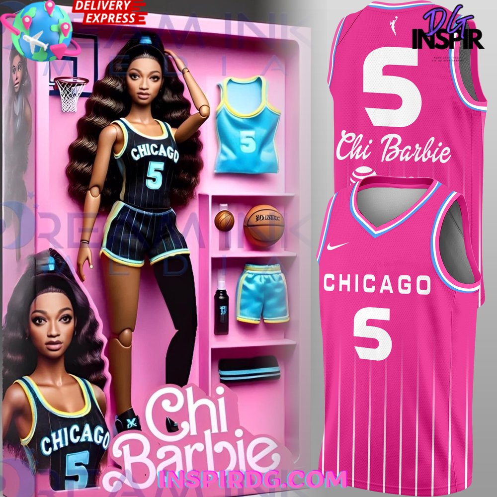 Chi Barbie Pink 2024 Basketball Jersey