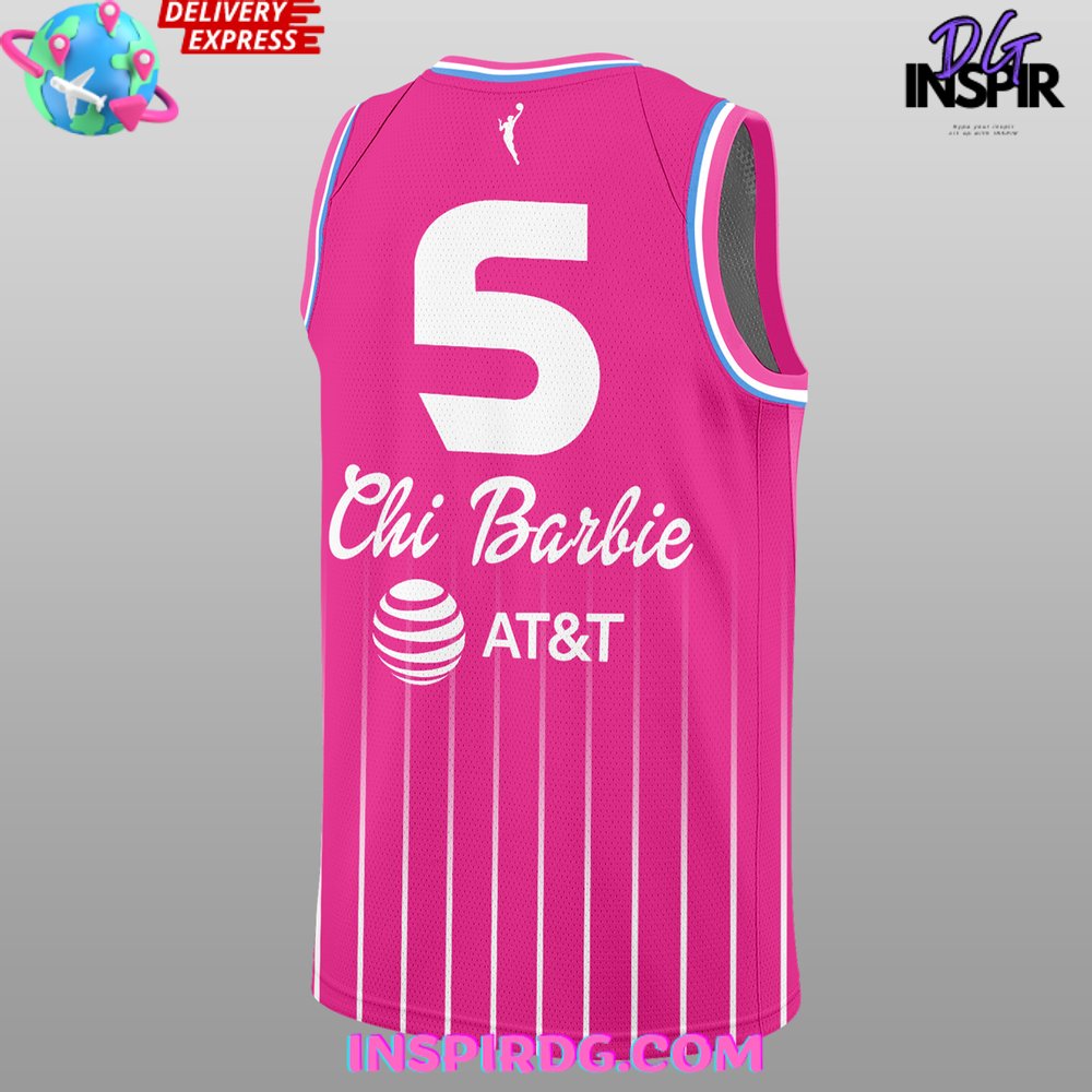 Chi Barbie Pink 2024 Basketball Jersey - Image 3