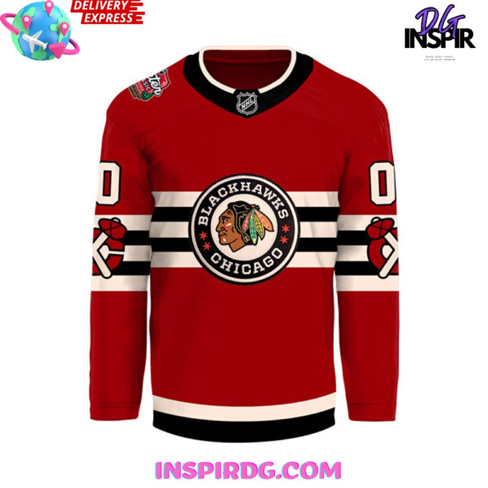 Chicago Blackhawks Nhl Winter Classic 2025 Hockey Jersey - Image 2