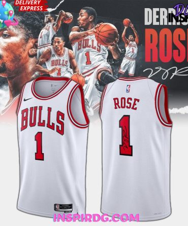 Chicago Bulls Derrick Rose 2024 Basketball Jersey