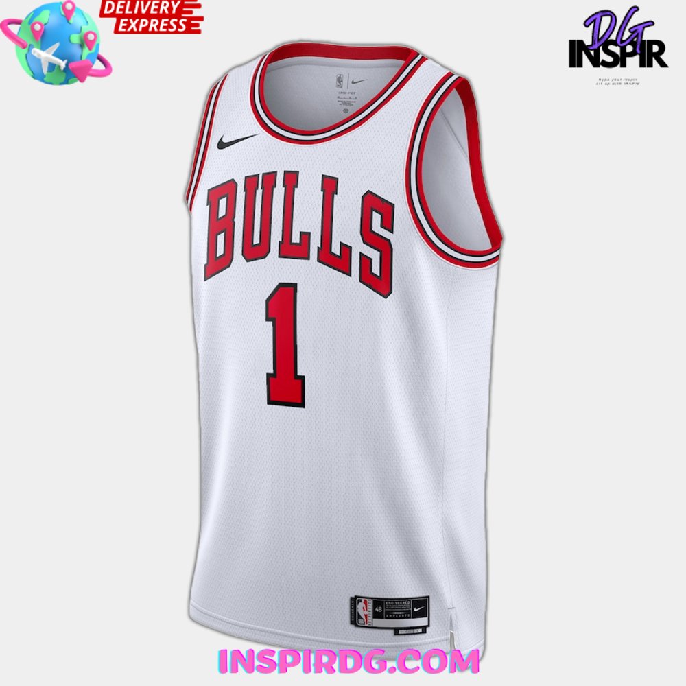 Chicago Bulls Derrick Rose 2024 Basketball Jersey - Image 2