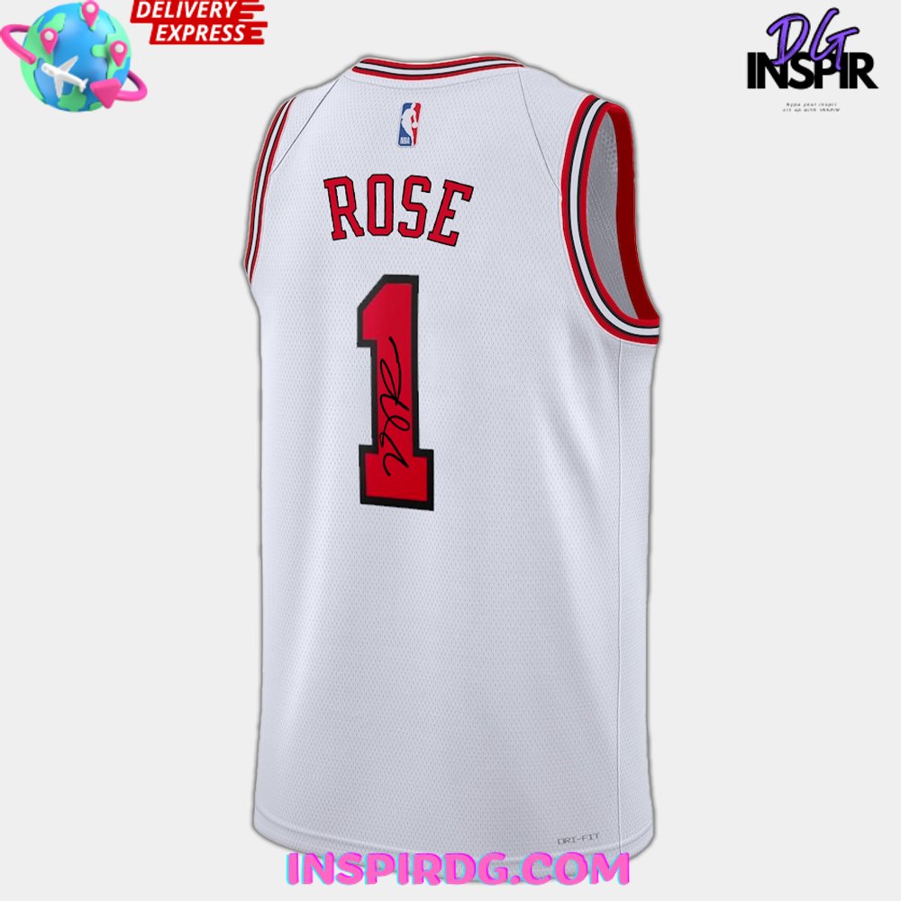 Chicago Bulls Derrick Rose 2024 Basketball Jersey - Image 3