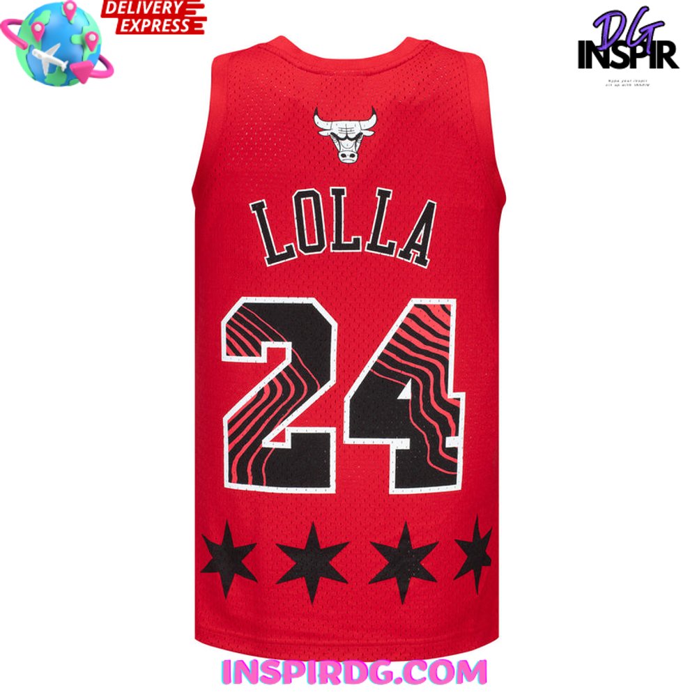 Chicago Bulls Lollapalooza 2024 Basketball Jersey - Image 5