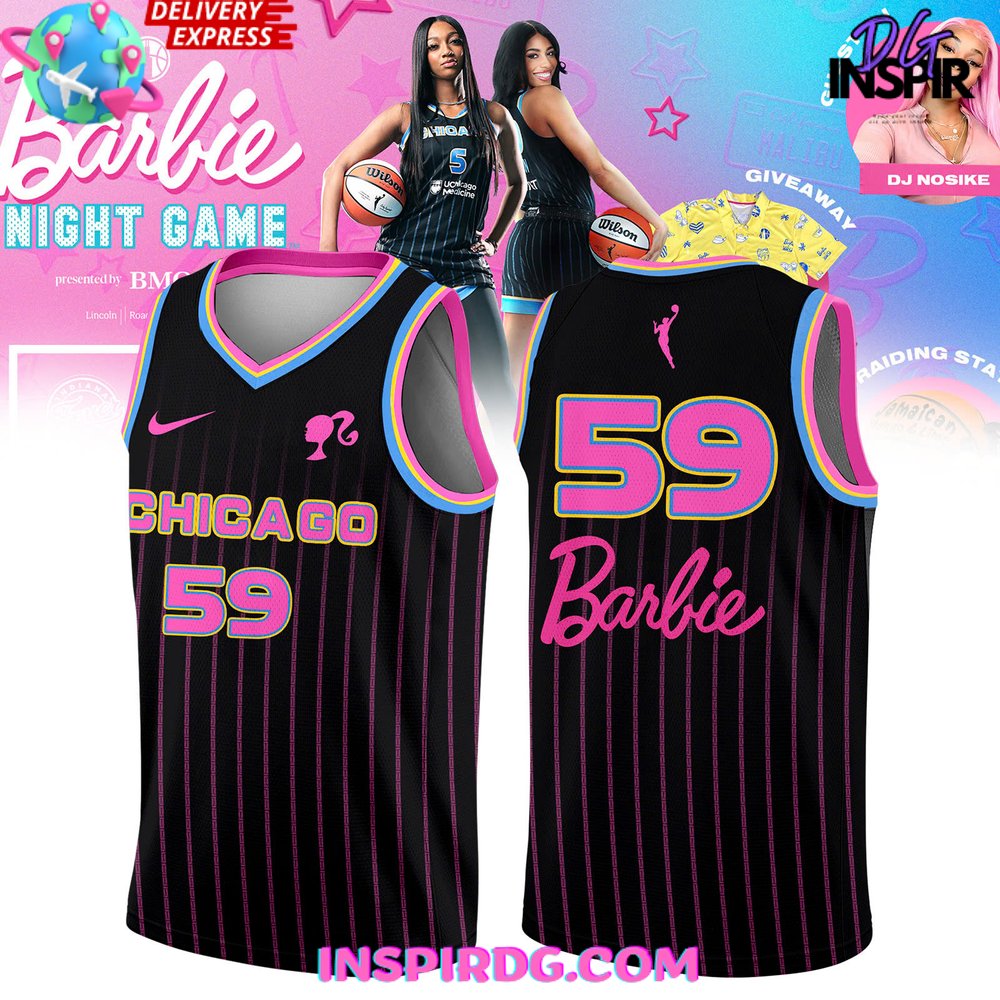 Wnba Chicago Sky X Barbie Night Game 2024 Basketball Jersey