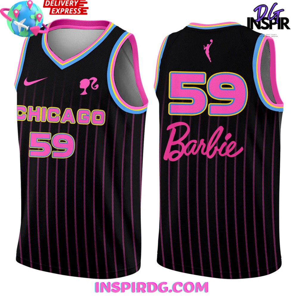 Wnba Chicago Sky X Barbie Night Game 2024 Basketball Jersey - Image 2
