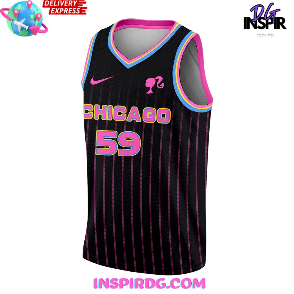 Wnba Chicago Sky X Barbie Night Game 2024 Basketball Jersey - Image 3