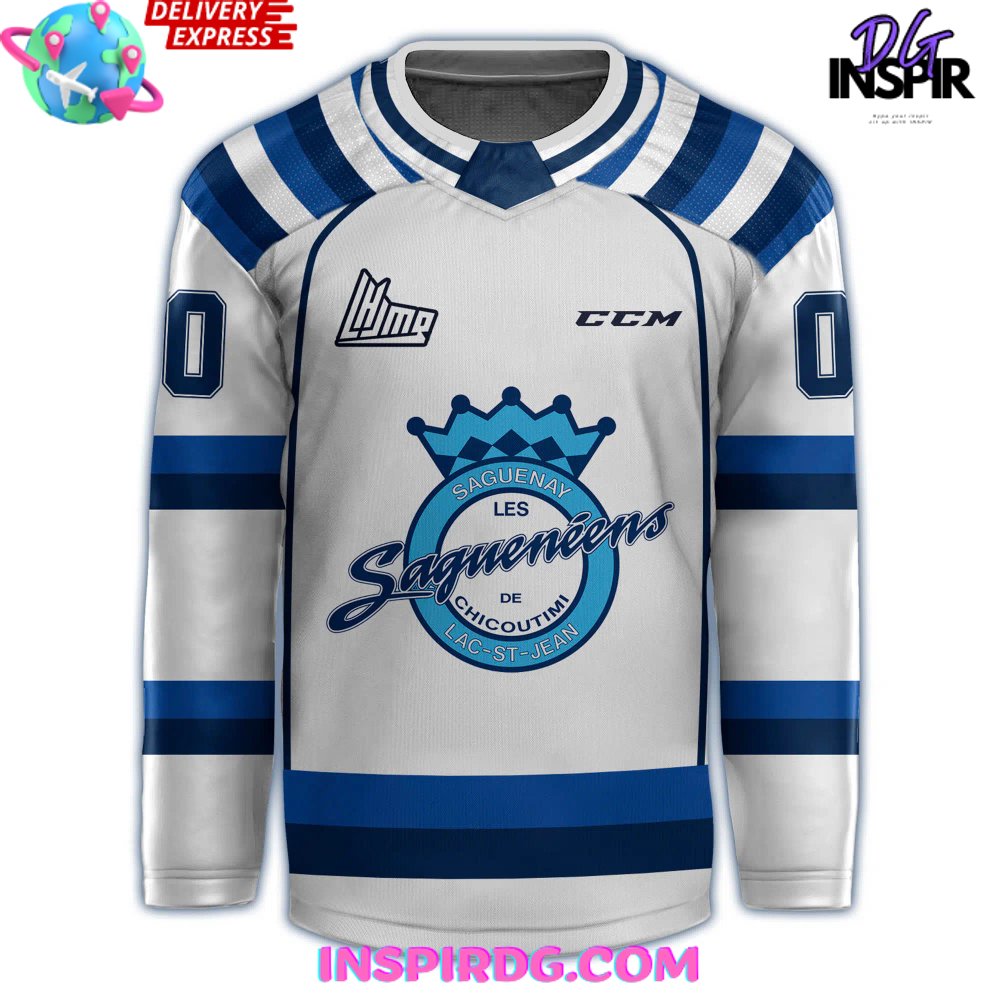 Chicoutimi Saguenéens 2024 White Hockey Jersey - Image 2