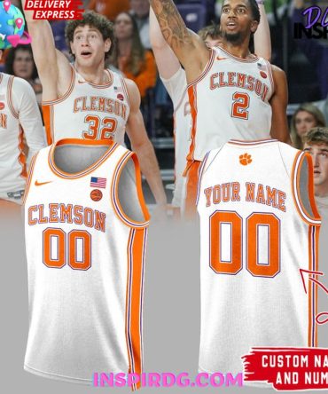 Clemson Tiger Basketball Uniform 2025 Jersey