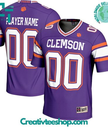 Clemson Tigers Gameday Greats Purple Football Jersey