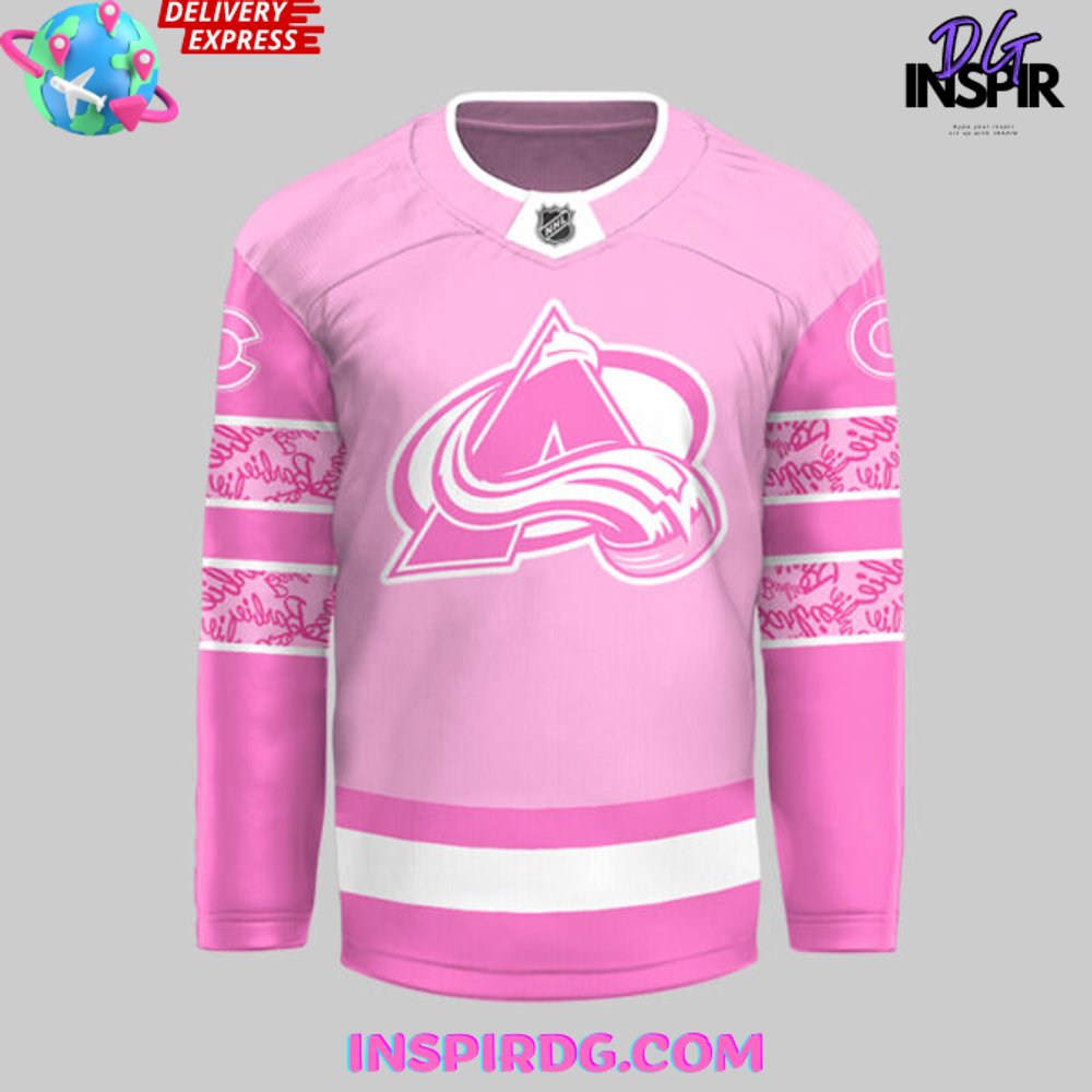 Colorado Avalanche Barbie Night 2025 Hockey Jersey - Image 2