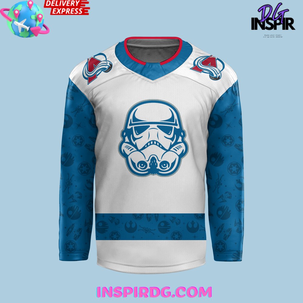 Colorado Avalanche X Star Wars Night 2024 Hockey Jersey - Image 2