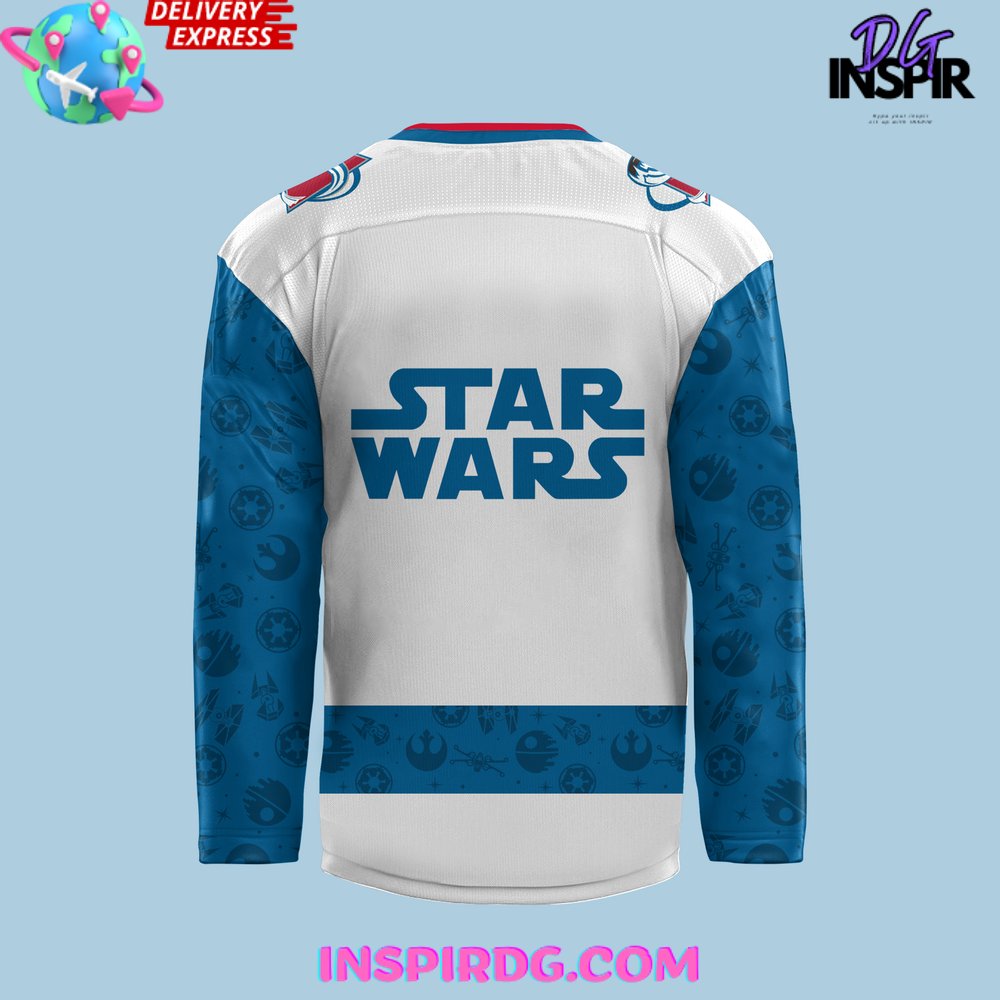 Colorado Avalanche X Star Wars Night 2024 Hockey Jersey - Image 3