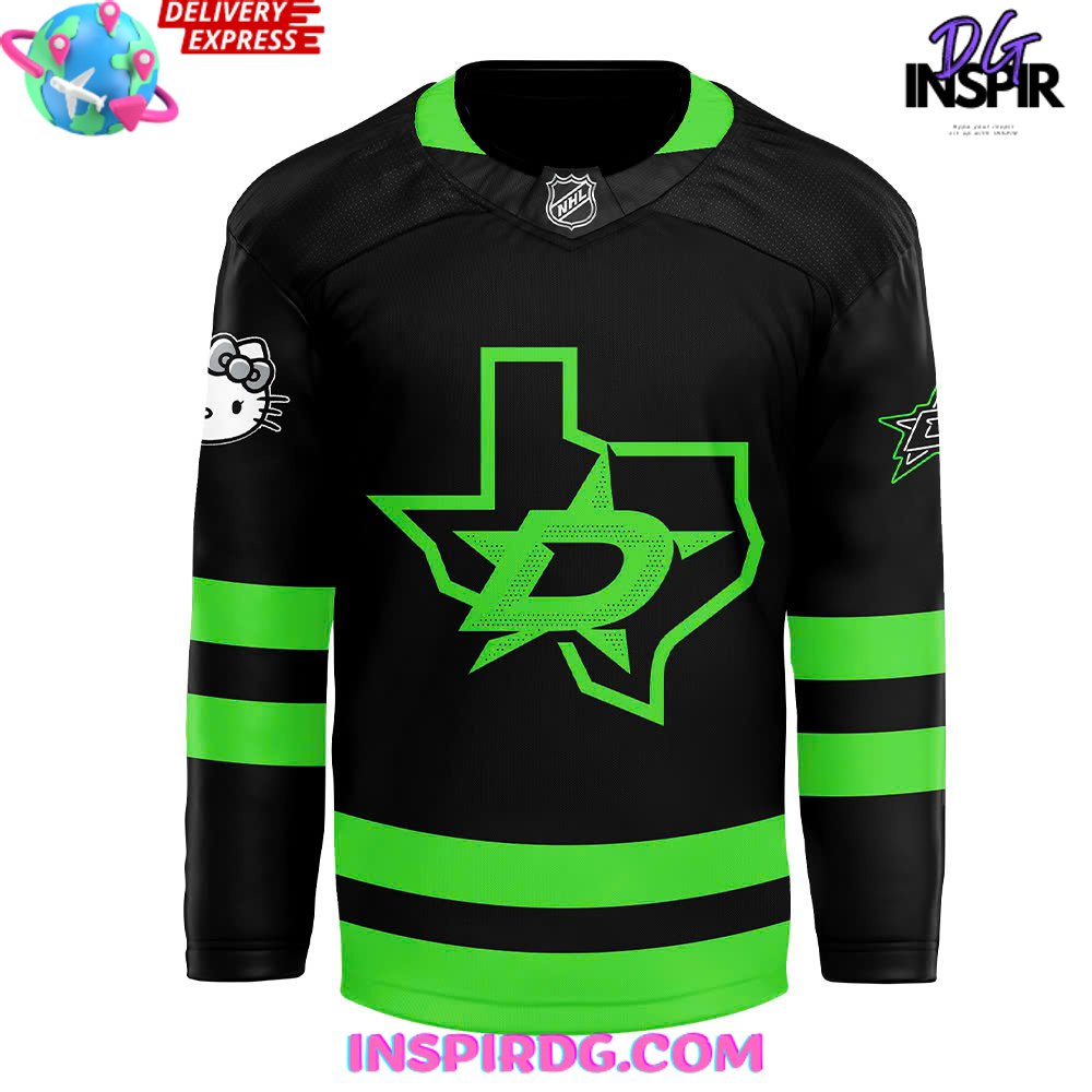 Dallas Stars X Hello Kitty 50Th Anniversary Hockey Jersey - Image 2