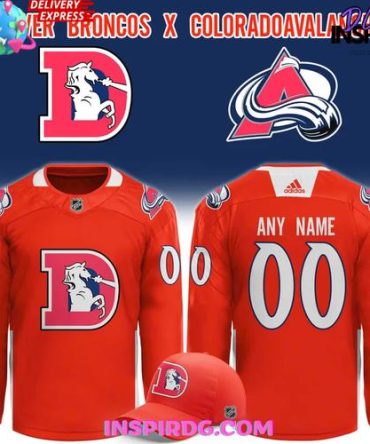 Denver Broncos X Colorado Avalanche Custom Limited Edition Hockey Jersey