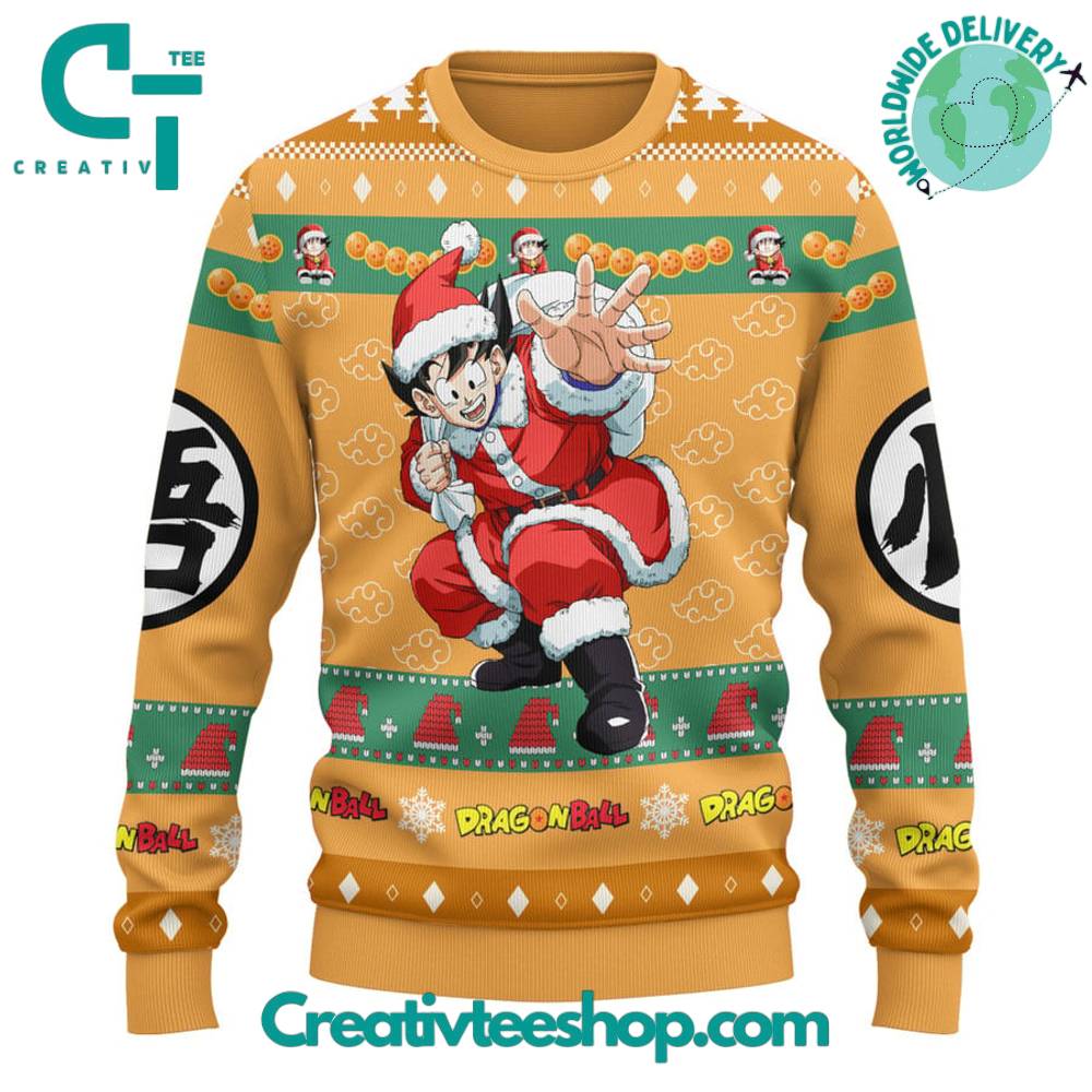 Dragon Ball Goku Ugly Christmas Sweater - Image 2