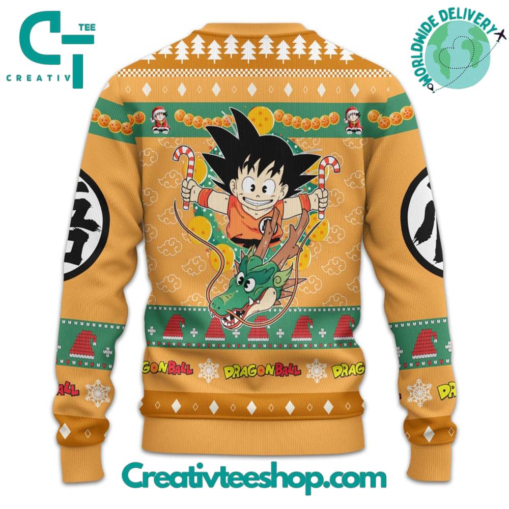 Dragon Ball Goku Ugly Christmas Sweater - Image 3