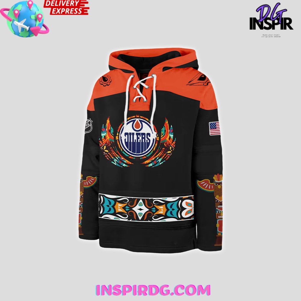 Edmonton Oilers Native American Heritage Special Hockey Jersey - Image 2