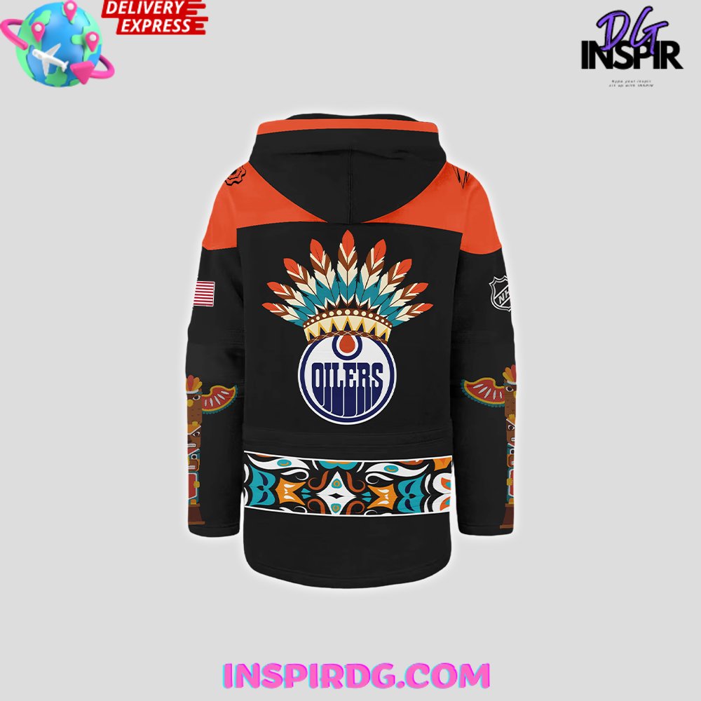 Edmonton Oilers Native American Heritage Special Hockey Jersey - Image 3