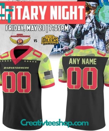 Iowa Barnstormers 2025 Military Night Football Jersey