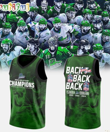 Florida Everblades 2024 Kelly Cup Champions Jersey